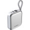 Повербанк з бездротовою зарядкою CHOETECH B697C Magnetic Wireless 22.5W 1xUSB-C, 1xUSB-A 10000mAh White