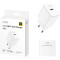 Зарядное устройство CUDY CH25 GaN Charger USB-C PD 3.0, QC 3.0, 25W White