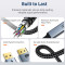 Кабель CABLETIME 4K@60Hz HDMI - DisplayPort 2м Black/Gray (CHD1L)