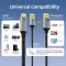 Кабель CABLETIME 4K@60Hz HDMI - DisplayPort 2м Black/Gray (CHD1L)