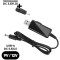 Кабель живлення USB to DC ARMORSTANDART 9V/12V 0.8м Black