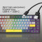 Клавіатура AJAZZ AK820 Sea Salt Switch Black/Gray/Yellow
