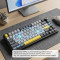 Клавіатура AJAZZ AK820 Sea Salt Switch Black/Gray/Yellow