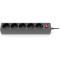 Мережевий фільтр REAL-EL RS-Protect 505 Black, 5 розеток, 3м (EL122300045)