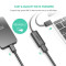 Активный USB удлинитель UGREEN US121 USB-AM to USB-AF Active Extension Cable 20м Black (10324)