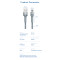Кабель REMAX Jany USB-A to Micro-USB 1м Silver (RC-124M)