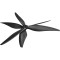 Комплект пропеллеров GEMFAN 8040 3-Blade 1СW+1CCW Black (GF8040-3CN/HP098.PMCN8040-3B)