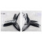 Комплект пропеллеров GEMFAN Flash 7040 3-Blade 2СW+2CCW Black (GF-7040)