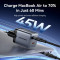 Зарядний пристрій VENTION 2xUSB-C GaN Charger 45W Gray (FCDH0-EU)