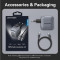 Зарядний пристрій VENTION 2xUSB-C, 1xUSB-A GaN Charger 70W Gray w/Type-C cable (TZ-FEXH0-EU)