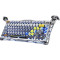 Клавиатура беспроводная GRAVASTAR Mercury K1 Pro Interstellar Silver