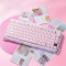 Клавиатура беспроводная GRAVASTAR Mercury K1 Special Edition Sakura Pink