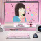 Клавиатура беспроводная GRAVASTAR Mercury K1 Special Edition Sakura Pink