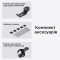 Комп’ютерний стіл з електрорегулюванням висоти ANDA SEAT Xtreme E 1400x750mm Black