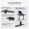Комп’ютерний стіл з електрорегулюванням висоти ANDA SEAT Xtreme Pro 1600x800mm Black
