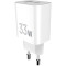 Зарядний пристрій SIGMA MOBILE X-power PS33-01 1xUSB-C, 1xUSB-A GaN Charger 33W White