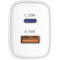 Зарядний пристрій SIGMA MOBILE X-power PS33-01 1xUSB-C, 1xUSB-A GaN Charger 33W White