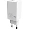 Зарядний пристрій SIGMA MOBILE X-power PS65-01 2xUSB-C, 1xUSB-A GaN Charger 65W White