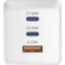 Зарядний пристрій SIGMA MOBILE X-power PS65-01 2xUSB-C, 1xUSB-A GaN Charger 65W White