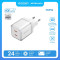 Зарядний пристрій VENTION 2xUSB-C GaN Charger 45W Transparent White (FCFW0-EU)