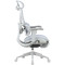 Кресло руководителя OFFICEPRO Elite OC950 Gray/Light Blue