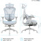 Кресло руководителя OFFICEPRO Elite OC950 Gray/Light Blue