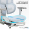 Кресло руководителя OFFICEPRO Elite OC950 Gray/Light Blue