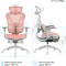 Кресло руководителя OFFICEPRO Elite OC950 Gray/Light Pink
