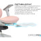 Кресло руководителя OFFICEPRO Elite OC950 Gray/Light Pink