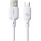 Кабель BASEUS Silky Series USB-A to Type-C 100W 2м Moon White (P10377703213-03)