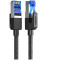 Патч-корд UGREEN NW153 SSTP Cat.8 CU 10м Black (30795)