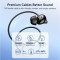 Наушники VENTION Echo Lite mini-jack 3.5 мм Black