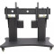 Презентационная стойка с креплением под ТВ QUBE ZR-6084F 65"-98" Black