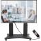 Презентационная стойка с креплением под ТВ QUBE ZR-6084F 65"-98" Black