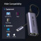 Мережевий адаптер UGREEN CM648 USB-C 2.5 Gigabit Ethernet Adapter Space Gray (25052)