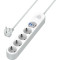 Сетевой фильтр COLORWAY CW-CHE44PDW White, 4 розетки, 2xUSB-C, 2xUSB, 2м