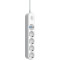 Сетевой фильтр COLORWAY CW-CHE44PDW White, 4 розетки, 2xUSB-C, 2xUSB, 2м