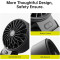 Портативний ручний вентилятор JISULIFE Handheld Fan Life7 Black
