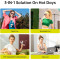 Портативний ручний вентилятор JISULIFE Handheld Fan Life7 Gray