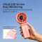 Портативний ручний вентилятор JISULIFE Handheld Fan Life7 Pink