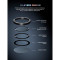 Защитное стекло для задней камеры ARMORSTANDART Supreme Black Icon Clear для Galaxy S25 Ultra