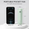 Портативний ручний вентилятор JISULIFE Handheld Fan Life8 Plus Mint Green