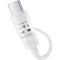 Кабель BASEUS Gem Fast Charging Data Cable USB to USB-C 100W 1м Moon White (P10373000211-00)