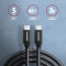 Кабель AXAGON USB-C to USB-C 3.2 Gen 1 3м Black