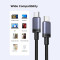 Кабель UGREEN L528 Type-C to Type-C PD100W 2м Space Gray (65833)
