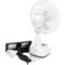 Настольный вентилятор GDTIMES GD 8069LI-12 + Solar Panel + LED Lamp