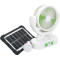 Настольный портативный вентилятор GDTIMES GD-8022 + Solar Panel + LED Lamp