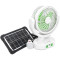 Настольный портативный вентилятор GDTIMES GD-8023 + Solar Panel + LED Lamp