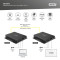 Удлинитель HDMI по витой паре DIGITUS 4K@120Hz Extender Set v2.1 Black (DS-55342)