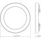 Светильник VIDEX Downlight VL-DL6R-12CW White 12W 3000-6500K